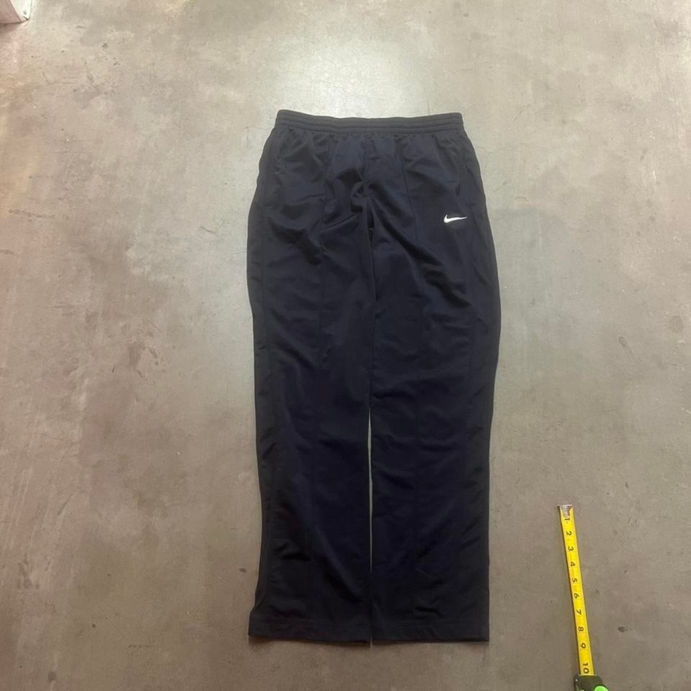 Y2k Nike men's navy blue baggy pleated‎ track pants skater loose fit L